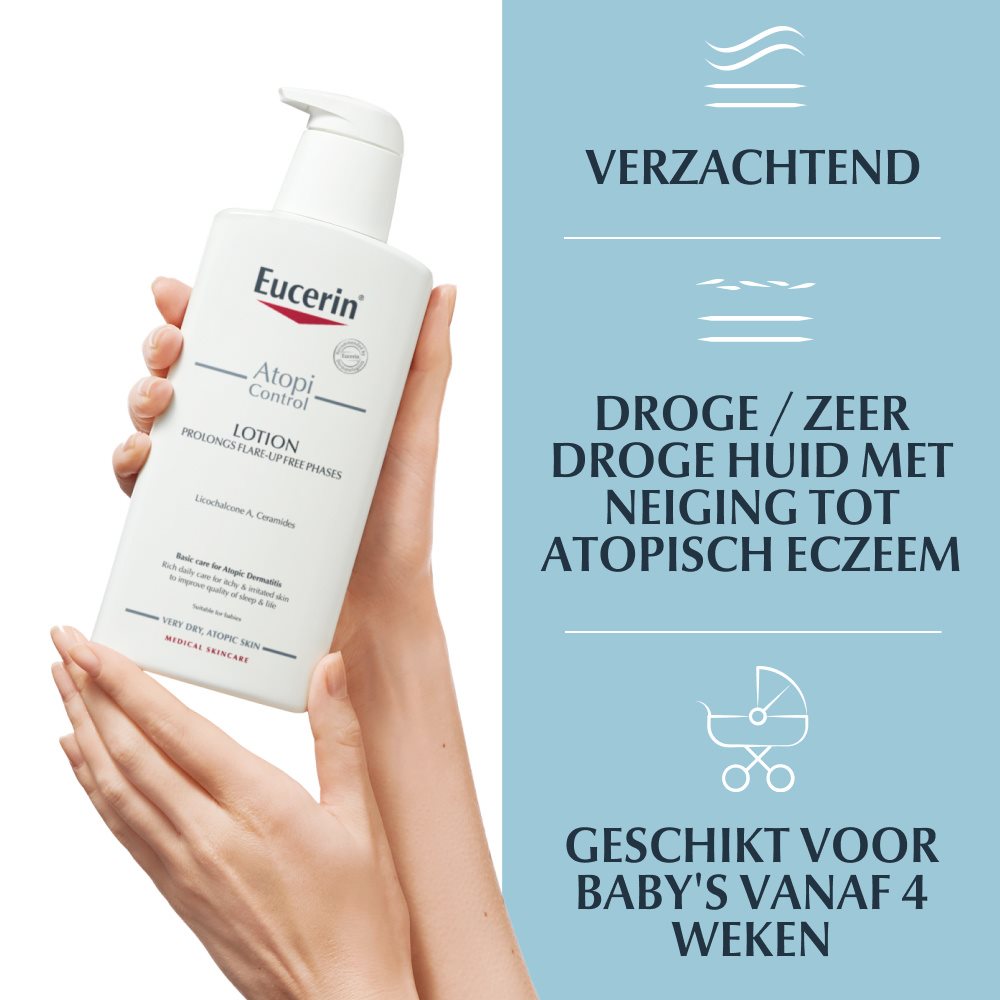 Bodylotion zonder parfum voor eczeemgevoelige huid Eucerin